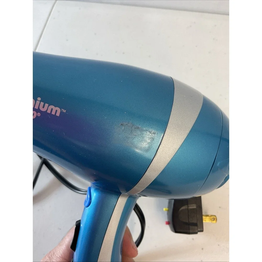 Baby Bliss Pro Nano Titanium Hairdryer Portofino Full-Size Blue